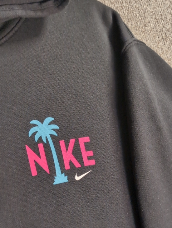 Nike NSW Club Fleece South Beach Pullover Hoodie Size XXL in Black - Picture 4 of 12